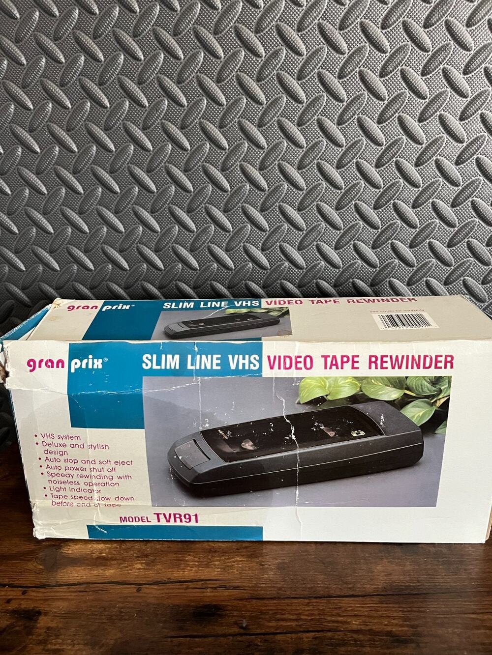 Gran Prix Super Rewinder GPX TVR91 VHS Cassette Tape Video Tape Rewinder Tested